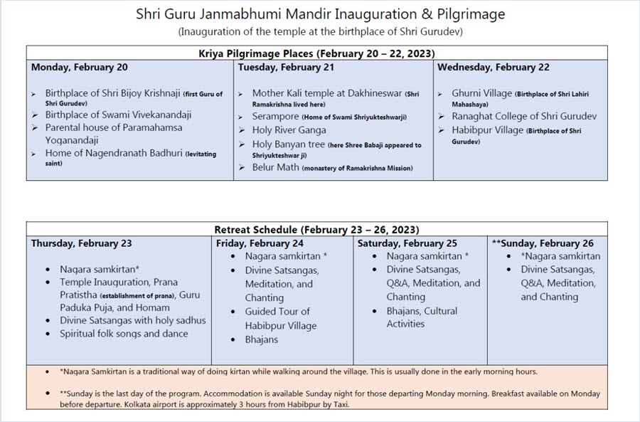 Sri Guru Janmabhumi Mandir Inauguration And Pilgrimage